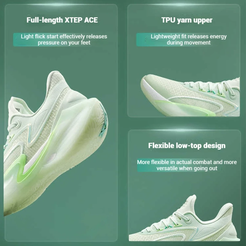 Xtep YOUYUN 9 Men's Professional Basketball Shoes Shock-absorbing