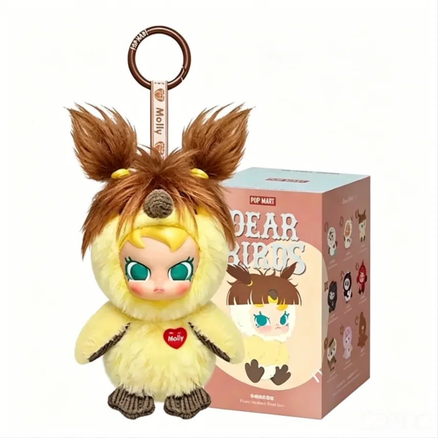 

POPMART Dear Birds Series Mystery Unbox Bag Vinyl Plush Pendant Genuine Blind Box Ornament Collectible Gift Set