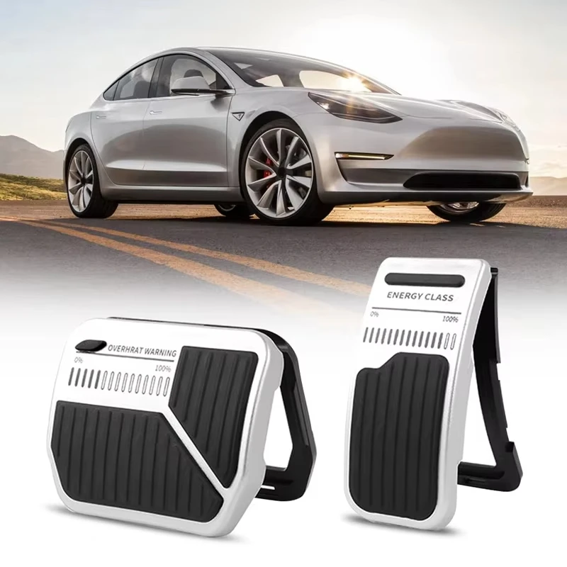 

For Tesla Model Y 3 2023 Pedal Covers, Gas Pedal Brake Pedal Accelerator Pedal Cover Car Accessories