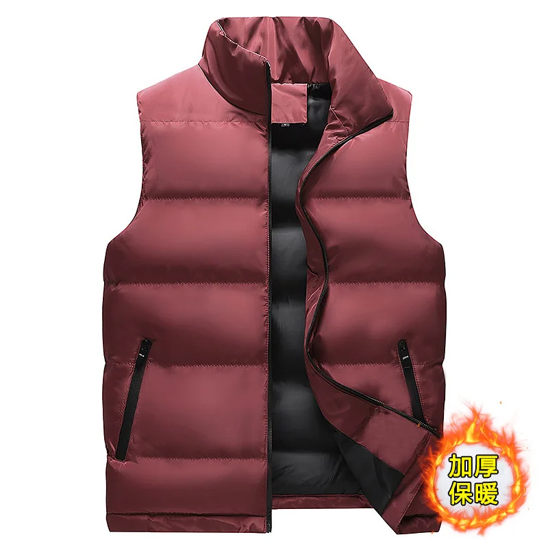 Gilet en coton pour hommes, version coréenne décontractée, tendance, slim, beau, pour jeunes, manteau chaud, nouvelle collection automne et hiver 2023