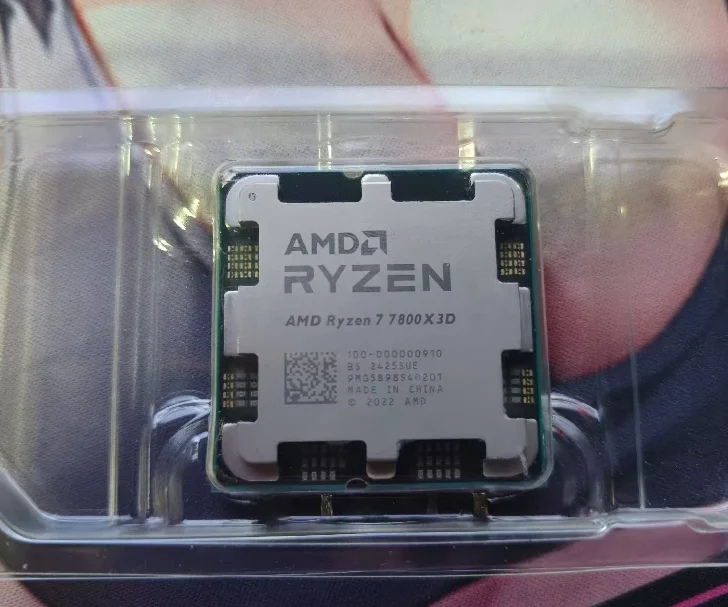 AMD R7 7800X3D 8 Cores 4.2GHz Socket AM5 Gaming CPU Processor - Image 2