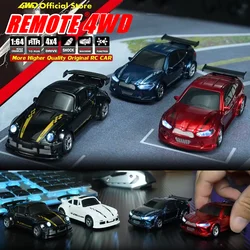 1/64 or 1/43 Mini Drift RC Car 4WD Remote Control Racing Vehicle with LED Lights Radio Controlled High Speed Car Desktop Toys
