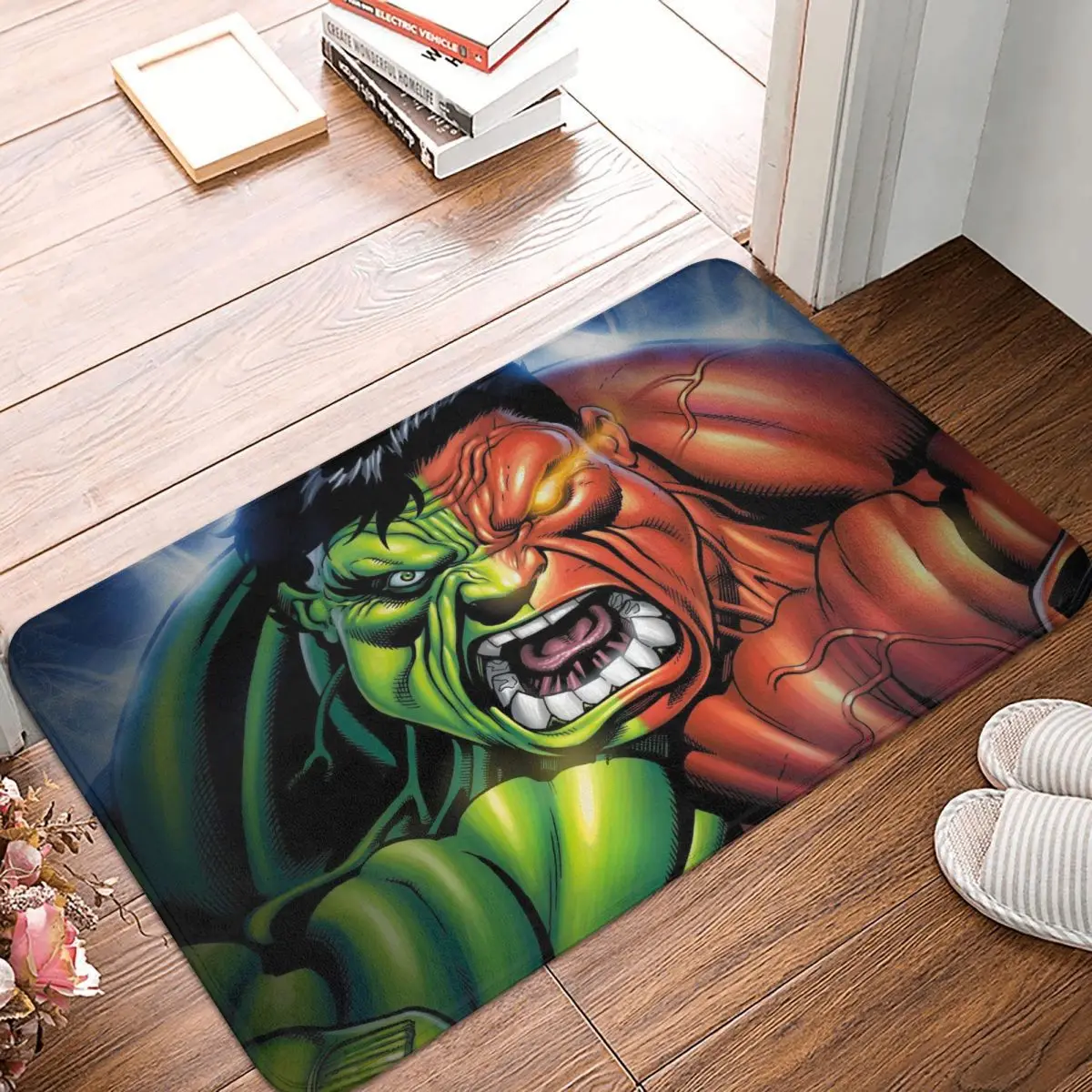 Conbime Together Bathroom Mat Marvel Hulk Doormat Living Room Carpet Balcony Rug Home Decoration