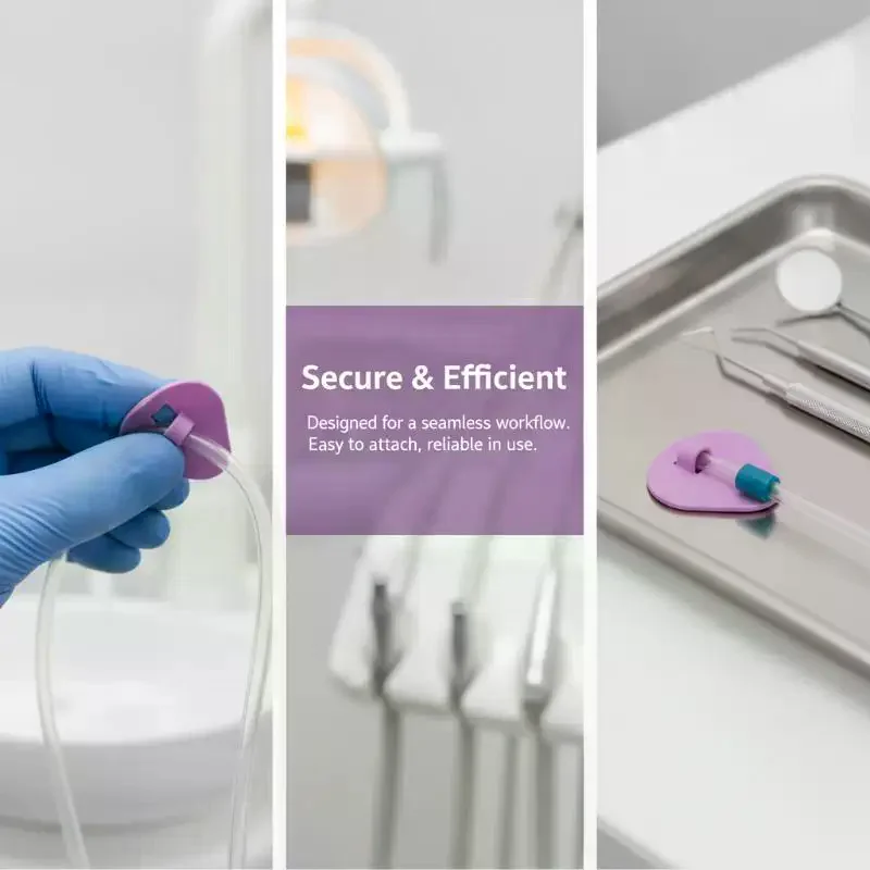 5/10pcs Autoclavable Dental Suction Tube Holders: Oral Care Saliva Ejector HVE Positioners for Professional Hygiene & Clinic Use