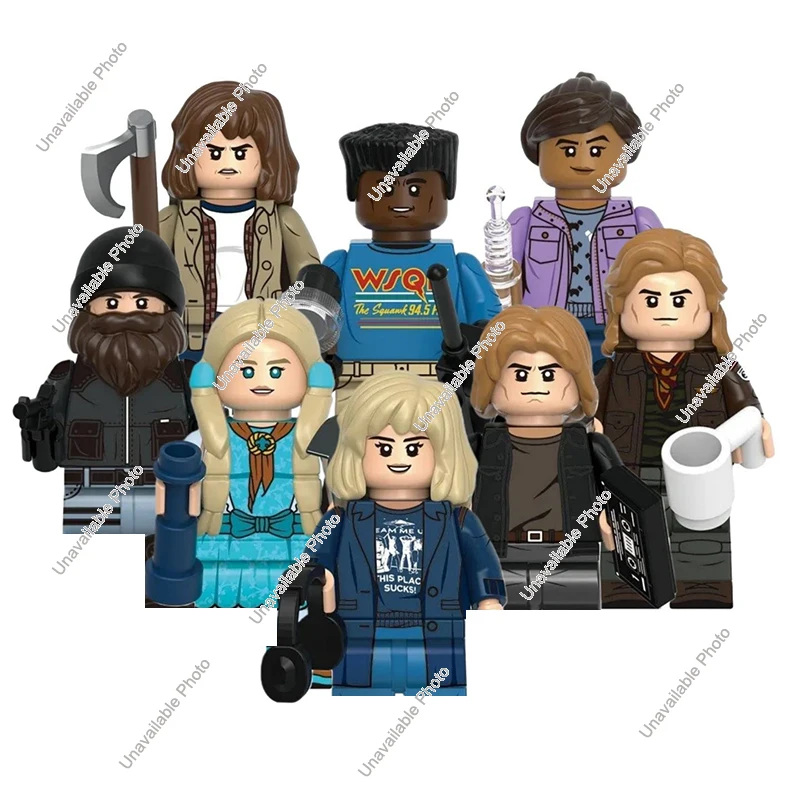 Hot Toys G0194 – blocs de construction, briques à assembler, figurines d'action, contes étranges, poupées minifigurines, cadeaux pour enfants