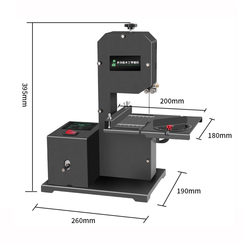 Woodworking Band Saw Machine Scroll Saw Multifunctional High Precision Wire Saw Machine Cutting Curve Metal Table Sawing Machine