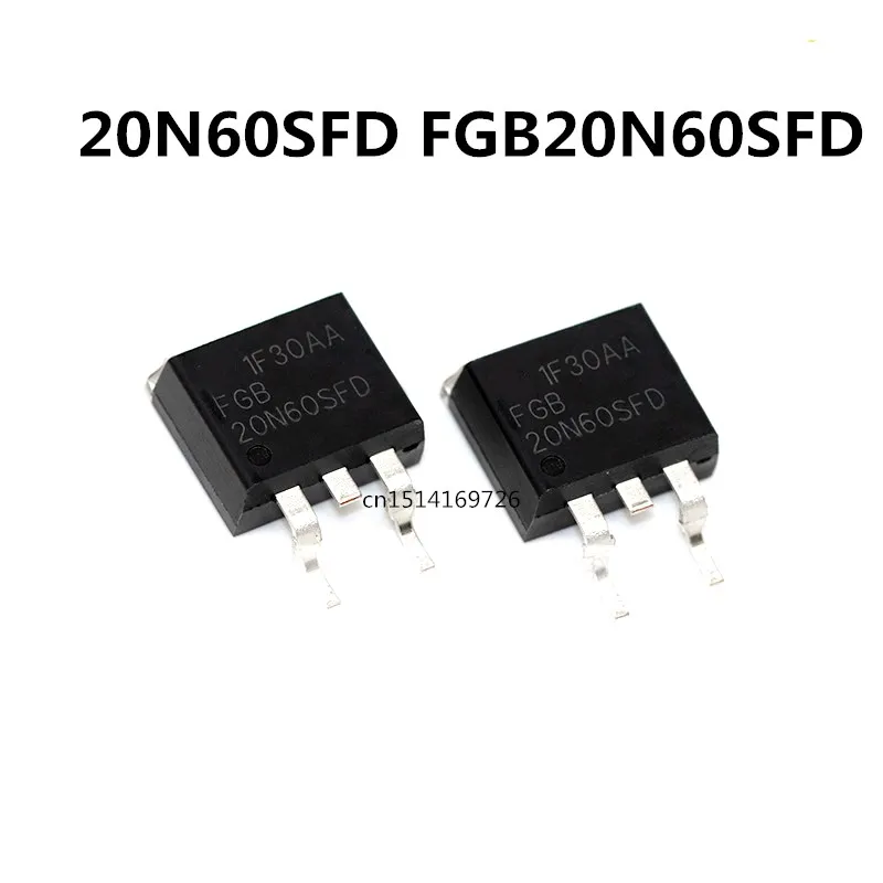 Original new 5pcs/ 20N60SFD FGB20N60SFD 20A/600V TO-263