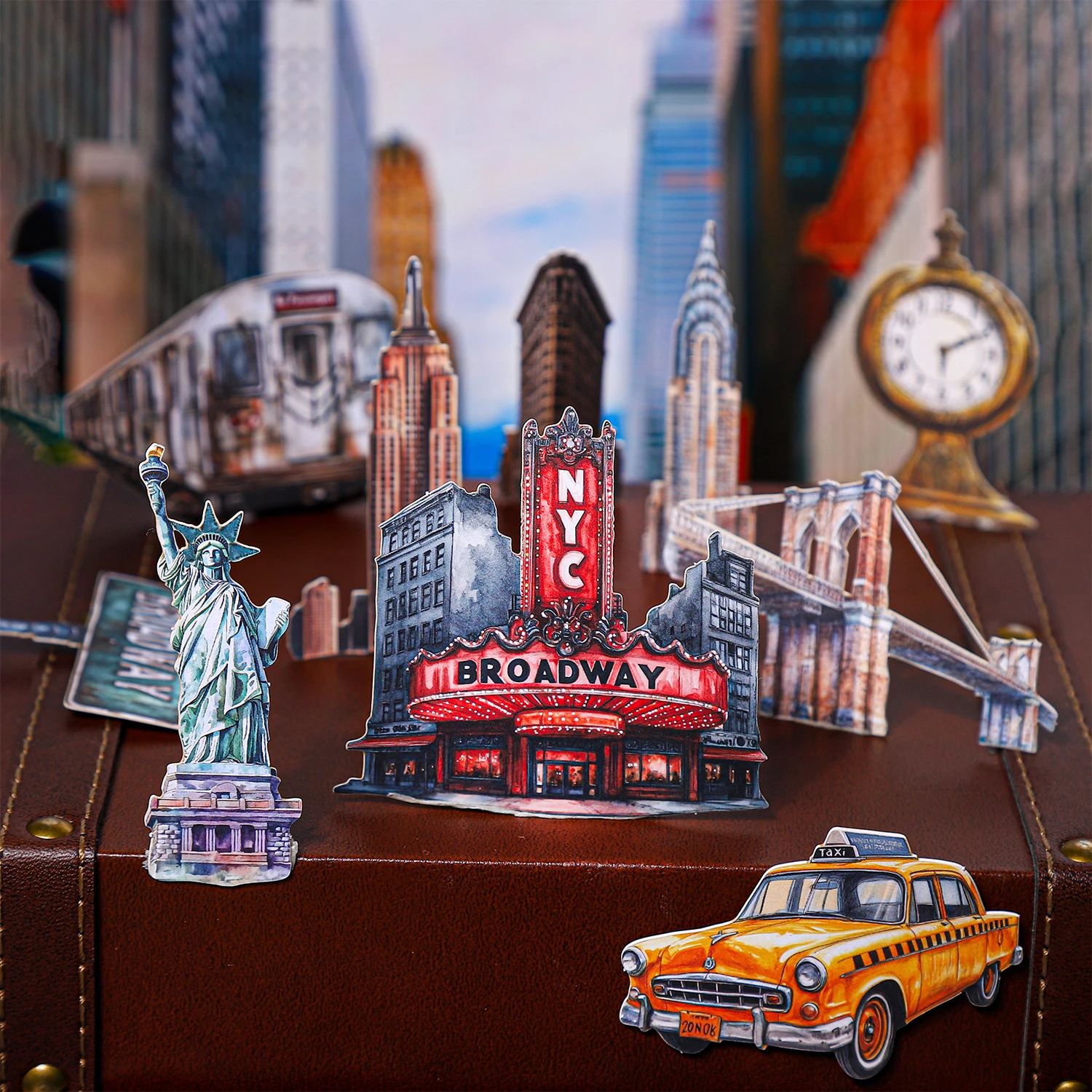 

Глобальная серия комиксов, винтажное путешествие, здание, замок, пейзаж, наклейка, креативный материал для журнала «сделай сам», канцелярские принадлежности для коллажа