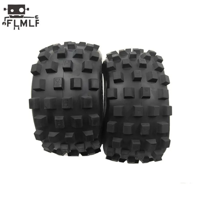 Rc Car Super Wear-resistant Front or Rear Off-Road Wheel Tire Skin for 1/5 MadMax HPI ROVAN ROFUN KM BAJA 5B,Losi DBXL Parts