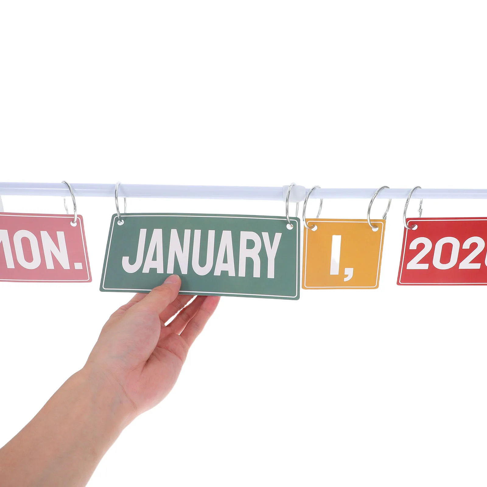 

1 комплект, флип-календарь в стиле бохо, доска объявлений для классной комнаты, 2025-2028, интерактивные карточки даты, дошкольный начальный флип-календарь в стиле бохо