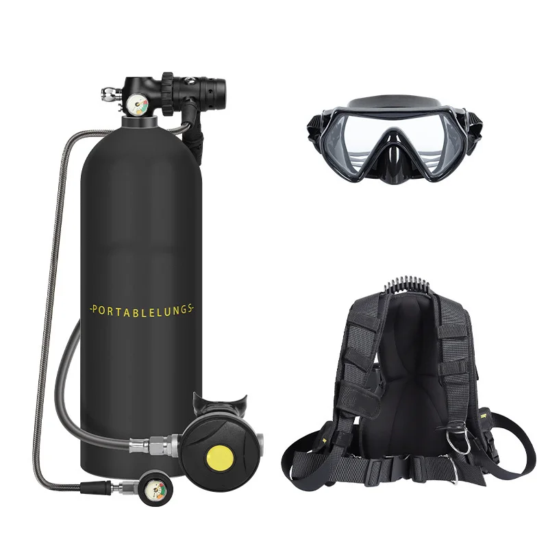 

4L Scuba Diving Cylinder Oxygen Tank Set Snorkeling Respirator Fish Gill Oxygen Cylinder Standby Diving Equipment X7000Pro