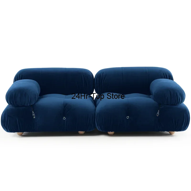 

Suede Module Living Room Sofas Couches Garden Family Living Room Chair Combination Block Modular Leisure Home Furniture