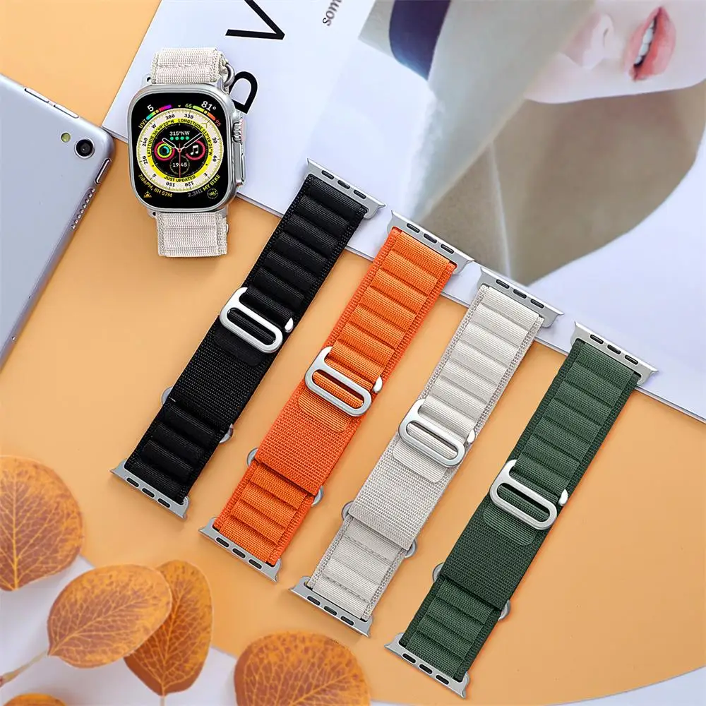 Alpine Loop for Apple Watch Straps 44mm Ultra 2 Band 49mm 45mm 38/40/41mm correa bracelet iWatch series 987 SE 6543 SE10 46/42mm