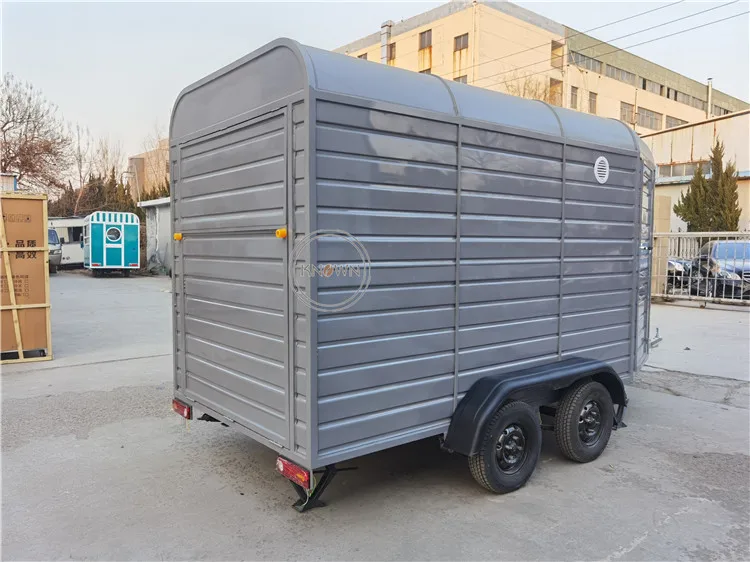 Retro Mobile Food Trailer CE Approved Ice Cream Vending Trucks Fast Coffee Catering Cart for Sale Europe