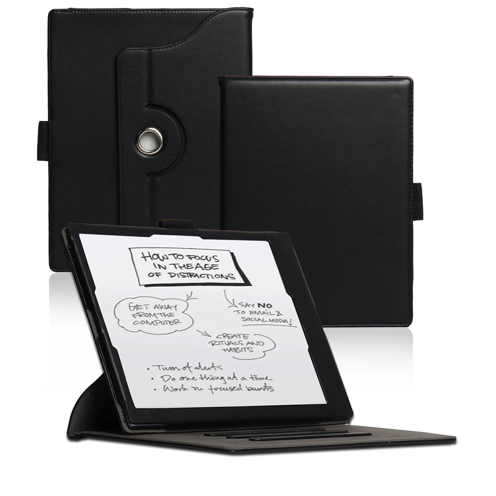 

360 Degree Rotating Funda For reMarkable 2 2020 Case 10.3" eBook Magnetic Cover with Hand Strap