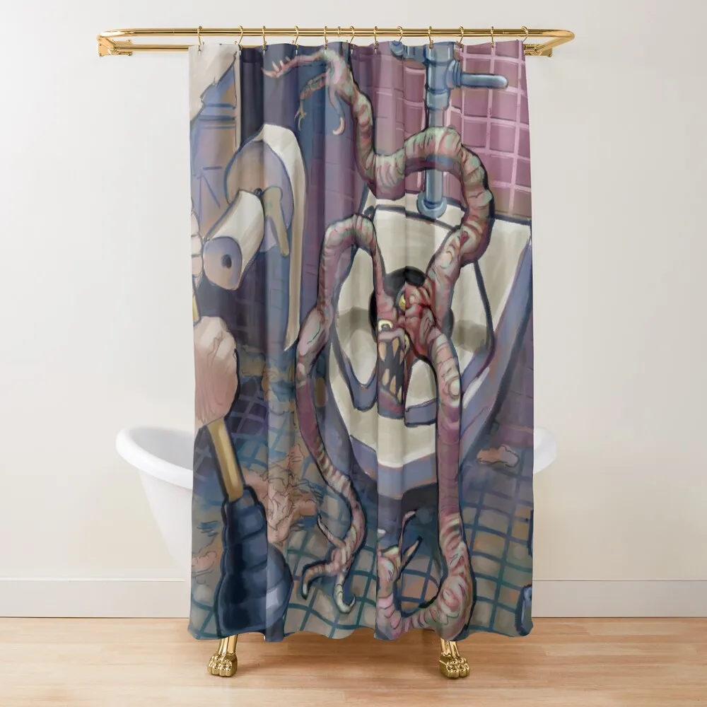 

Toilet Beast Shower Curtain Luxury Bathroom Bathroom And Shower Products Bathroom Fabric Shower Waterproof Curtain