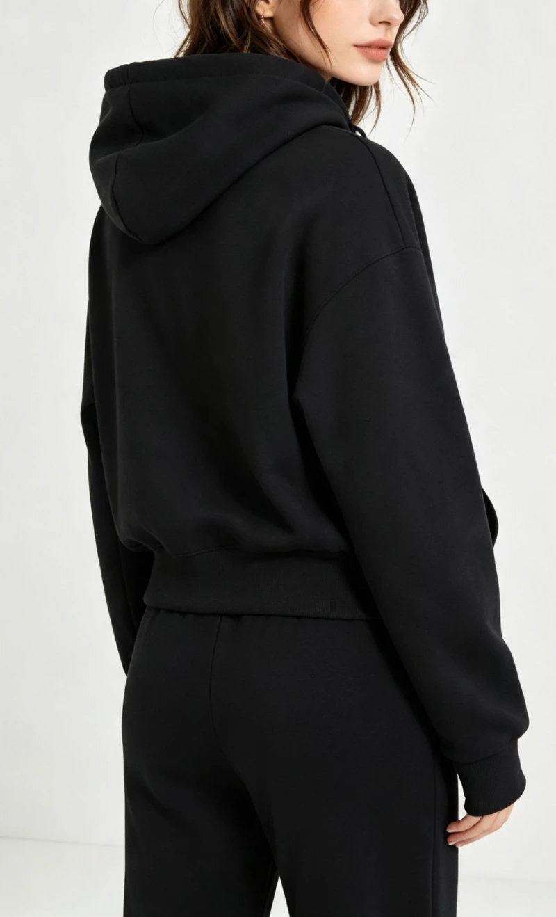 Autumn and Winter Couple Hoodie Set Women Two-Piece Casual Sweatshirt and Drawstring Pants Street Clothing Set