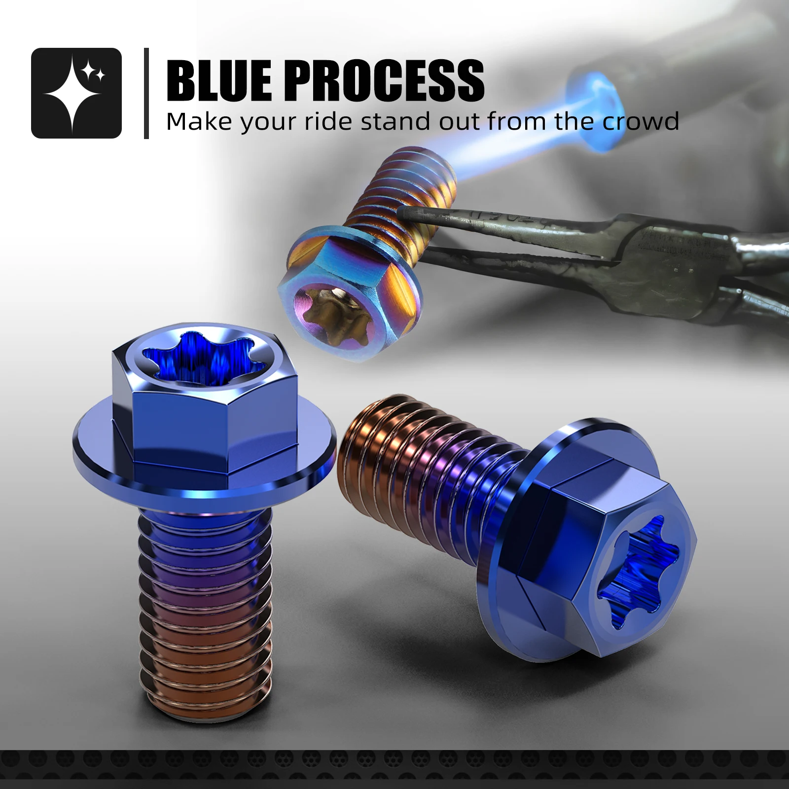 ل Surron ضوء النحل X الجبهة الخلفية قرص فرامل وسادة مسامير البراغي M5 * 10 M6 * 13 عدة CNC ل Sur-Ron ضوء النحل S L1E الكهربائية الترابية دراجة #4