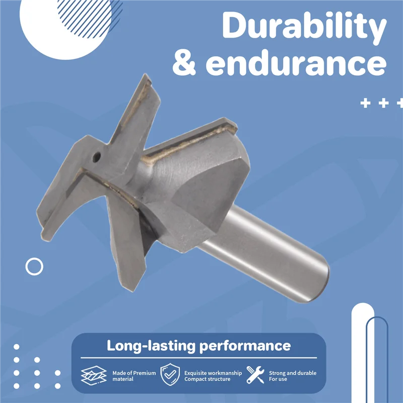 

Высокое качество-R18/R30 1/2-дюймовый хвостовик деревообрабатывающая фреза с двойной канавкой фреза для ручных инструментов по дереву, R18/R30 1