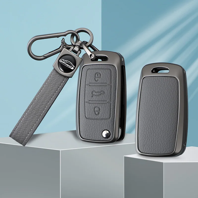 

Zinc Alloy Car Key Case Cover For VW Volkswagen Polo Tiguan Passat B5 B6 B7 Golf 4 5 6 MK6 Jetta Lavida Skoda Octavia Seat