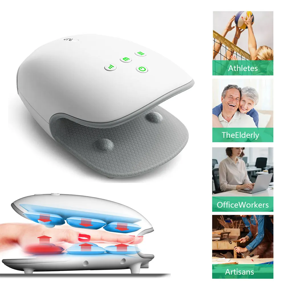 

Electric Hand Massager Machine Hand Warmth and Compression Functions for Arthritis and Carpal Tunnel Gift For Lady Men