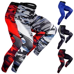 Sports Running Tights Men Yoga Leggings Fitness Quick Dry Training And Exercise Compression Thermal Pants Rash Guard Man