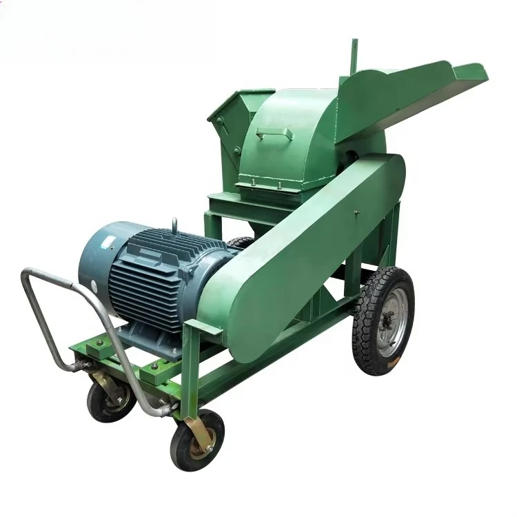 Branch Wood Grinder Crusher Tree Branch Chipper Garden Tree Leaf Branch Shredder Machine with Engine Engine