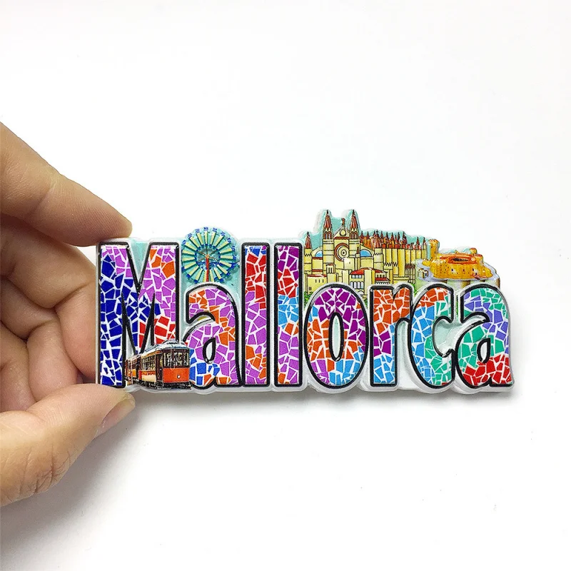 

Creative Letter Magnetic Fridge Magnets from Mallorca, Spain, Tourist Souvenirs, Home Decorations, Gifts
