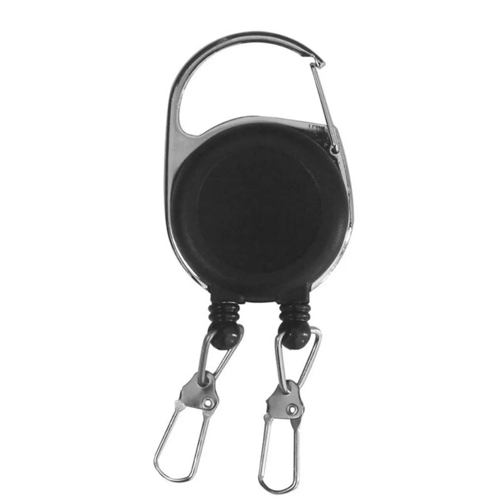 1pc Roll Retractable Retractable Keychain Multifunctional Durable Cord ID Card Holder Anti-lost Badge Keyring Key Management