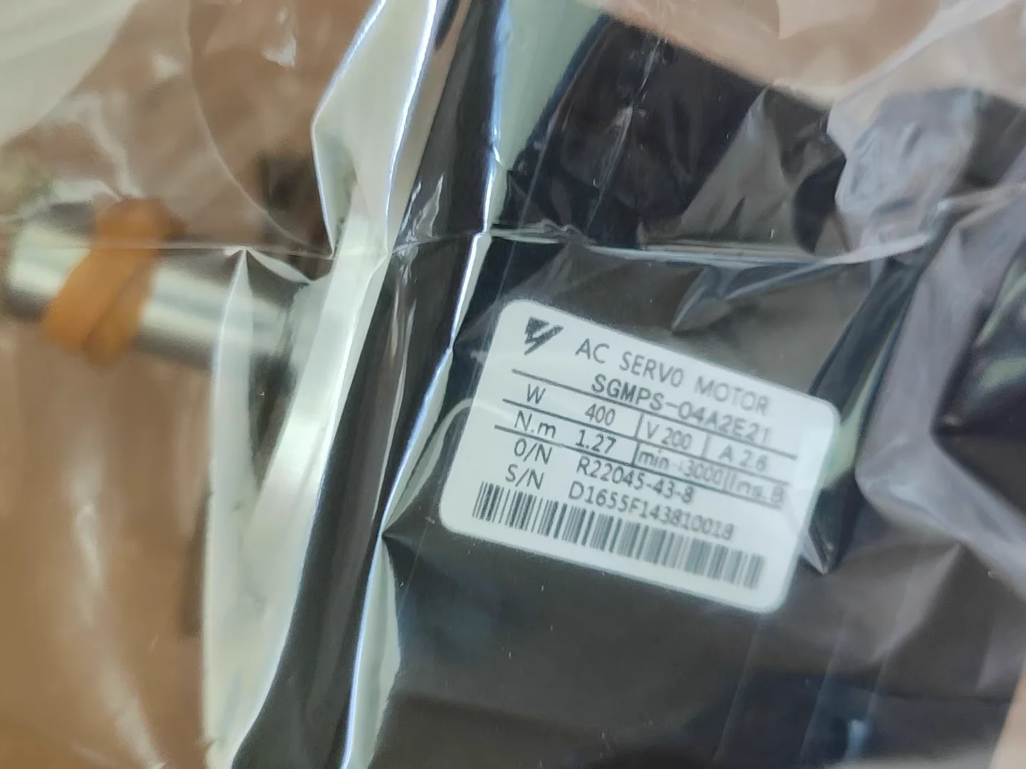 SGMPS-04A2E21 Brand New Servo Motor Original Genuine，Fast shipping，SGMPS 04A2E21