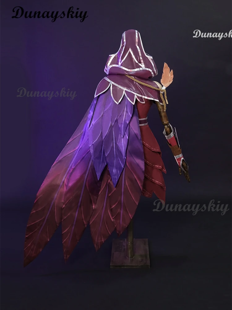 Game LOL The Rebel Xayah Rakan Cosplay Costume Wig Uniform For Women Cos Christmas Party Halloween Cosplay view 2