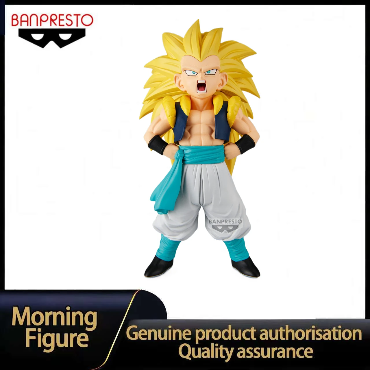 

In Stock Banpresto Solid Edge Works The Shutsujin Dragon Ball Z Super Saiyan 3 Gotenks Figure Toy Model Collection