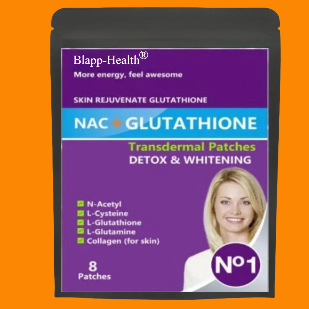 Nac + Glutathione Supplement To Support Skin - Immune Support Antioxidant Supplement, Non-gmo, Transdermal Patches