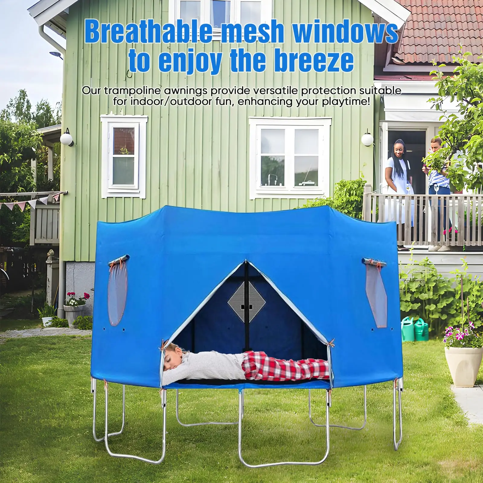 6ft/8ft/10ft Trampoline Cover, Trampolines & Accessories, Trampoline Tent Cover Trampoline Shade Cover, Trampoline Sunshade view 5