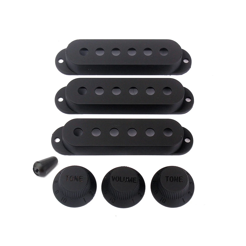

3Pcs Pickup Cover for Guitar Electric Single Coil Shell Replacement 52Mm Hard Texture ABS Plastic Part Accessory