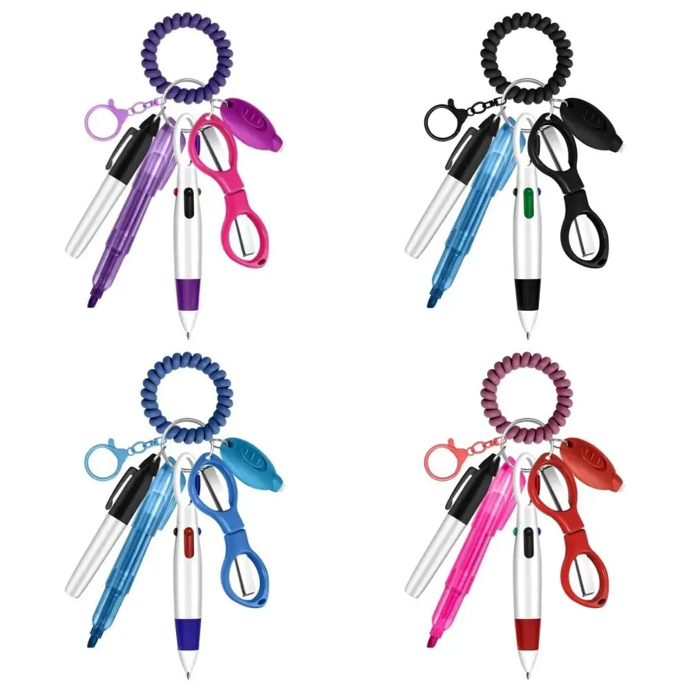 New Portable Nurse Pen Pack Lanyard Keychain Durable Nurse Badge Set ID Badge Reels Retractable Nurse Badge Clip Accessory Gift