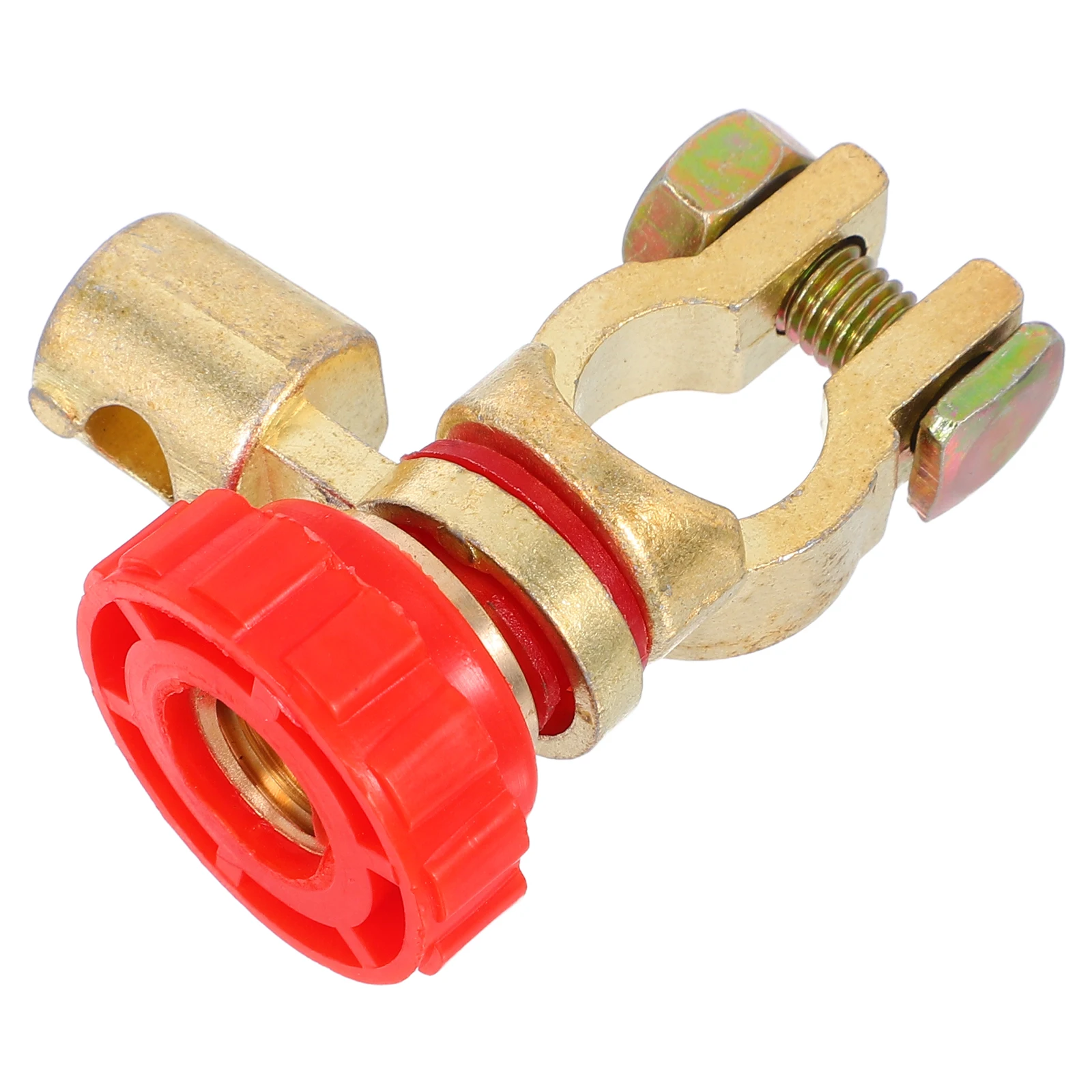 

Copper Car Terminal Connector Top Post Clamp Wire Terminals Crimp Clip Positive Negative Truck Accessories Post