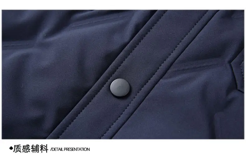 Men's 50% White Duck Down down coat 2026 winter turndown collar warm Down Jackets men fashion light and thin Jacket M-4XL