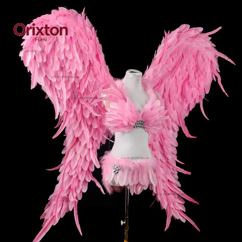 Alas de Plumas Grandes de Victoria's Secret para Modelos, Pasarelas y Fotografía en Estudio