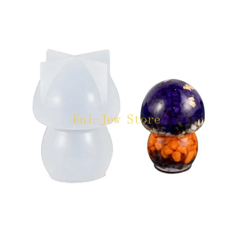 40GB الراتنج الايبوكسي DIY الايبوكسي الفطر الصغير زخرفة قالب من السيليكون صنع المجوهرات #5