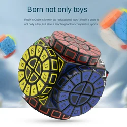 Time Machine Magic Cubes Special-Shaped Edge Shifting Time Wheel Structure Alta Dificuldade Especial-Shaped Children's