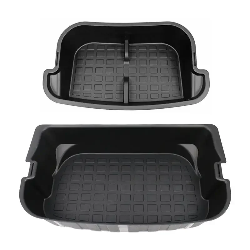 

Hot Sale Trunk Storage Box Refitted Accessories 2 Layer Rear Trunk Storage Box For Tesla Model Y