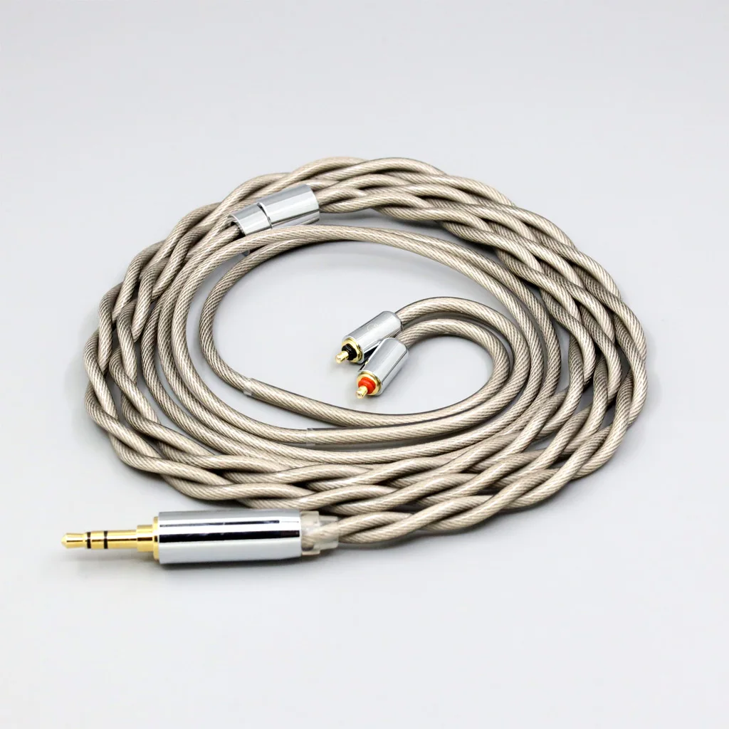 Type6 756 core 7n Litz OCC Silver Plated Earphone Cable For UE Live UE6 Pro Lighting SUPERBAX IPX 2 core 2.8mm LN007833