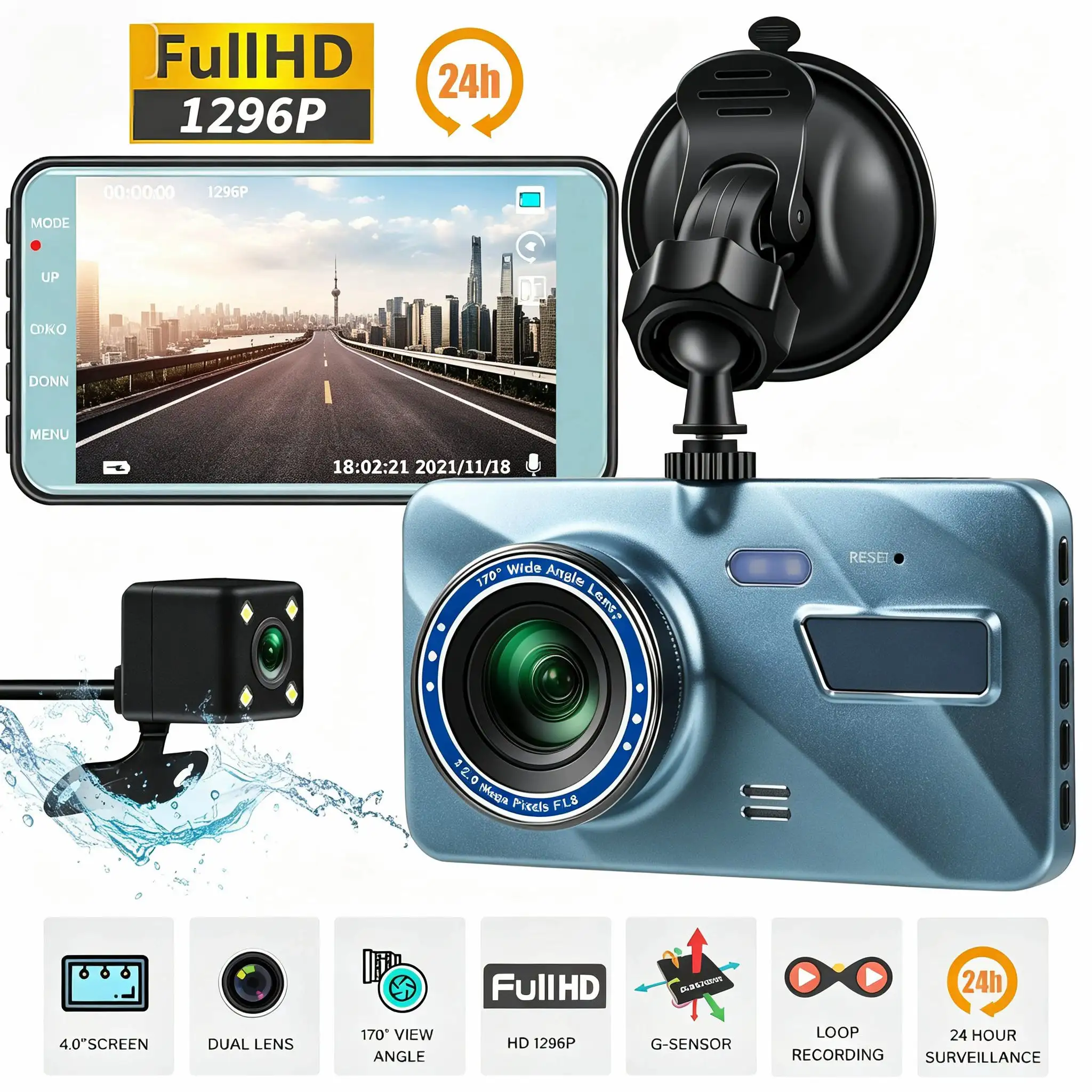 camera-embarquee-4-pouces-a-double-objectif-1080p-hd-aspect-en-alliage-de-zinc-controle-par-bouton-physique-enregistrement-en-boucle-detection-de-mouvement