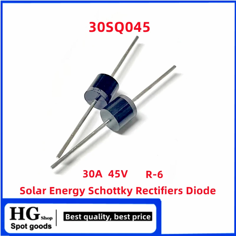 100PCS/Lot 30SQ045 R-6 30A 45V R-6 Solar Energy Schottky Rectifiers Diode