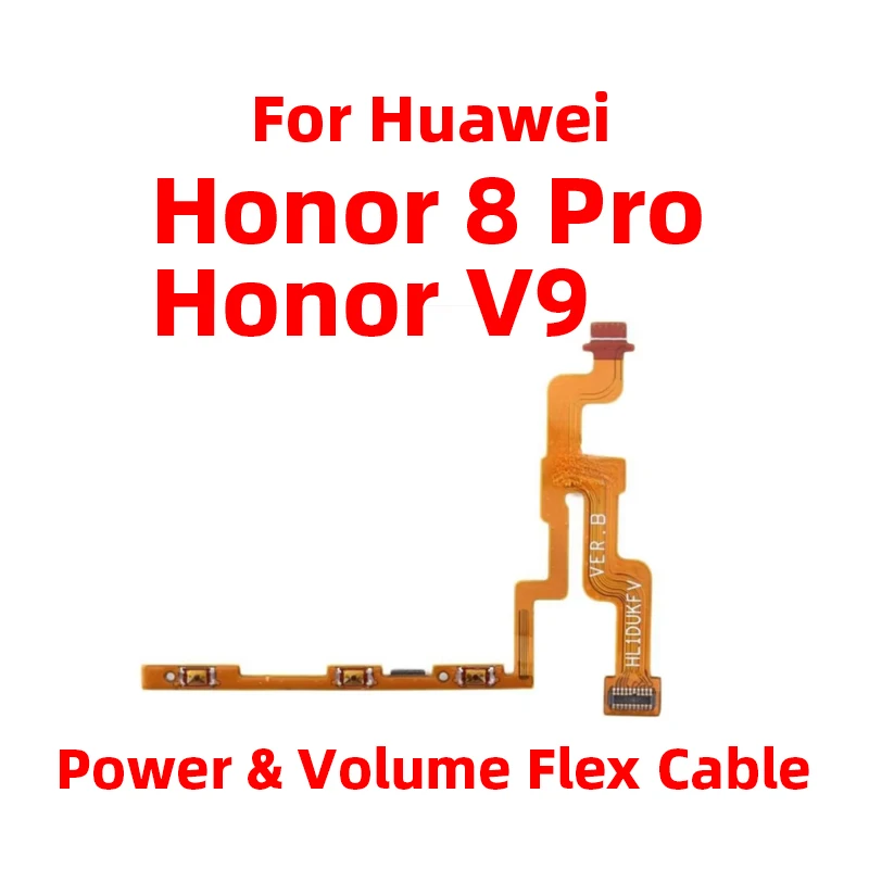 For Huawei Honor V9 Power ON OFF Volume Camera Key Button Switch Flex Cable Replacement