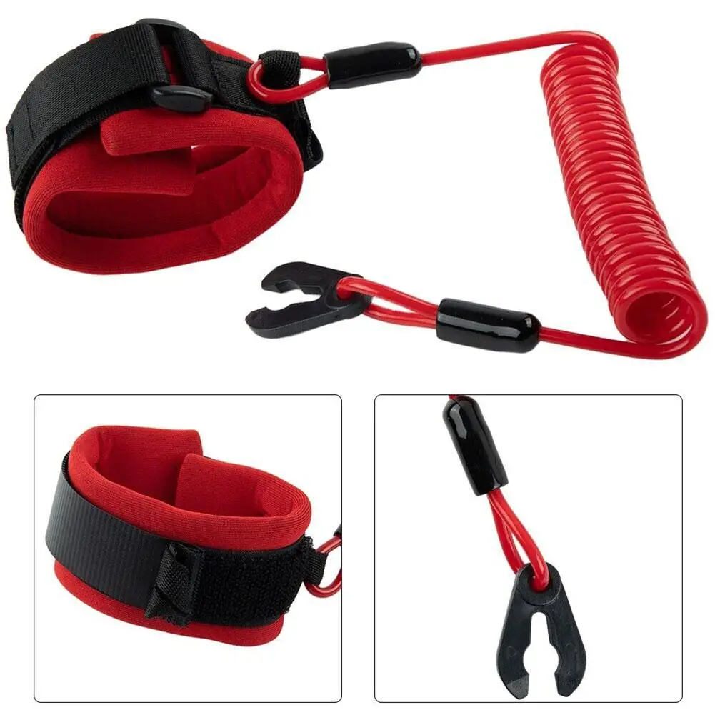 1pcs Boat Outboard Engine Motor Lanyard Kill Stop Switch Safety Tether Cord Safety Lanyard Suit for Most Board Engine 2026