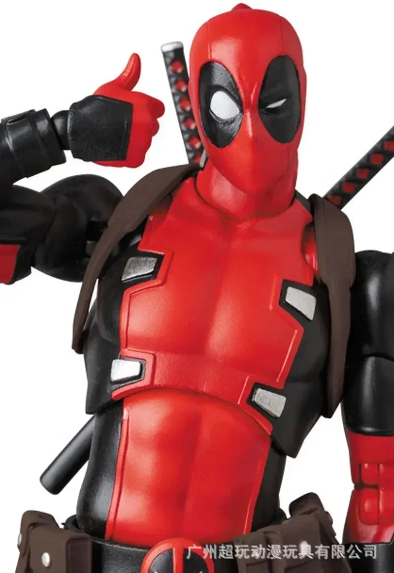 16cm mafex 082 marvel x-men deadpool figura de ação versão em quadrinhos modelo colecionável boneca de brinquedo legal presentes de festival de aniversário