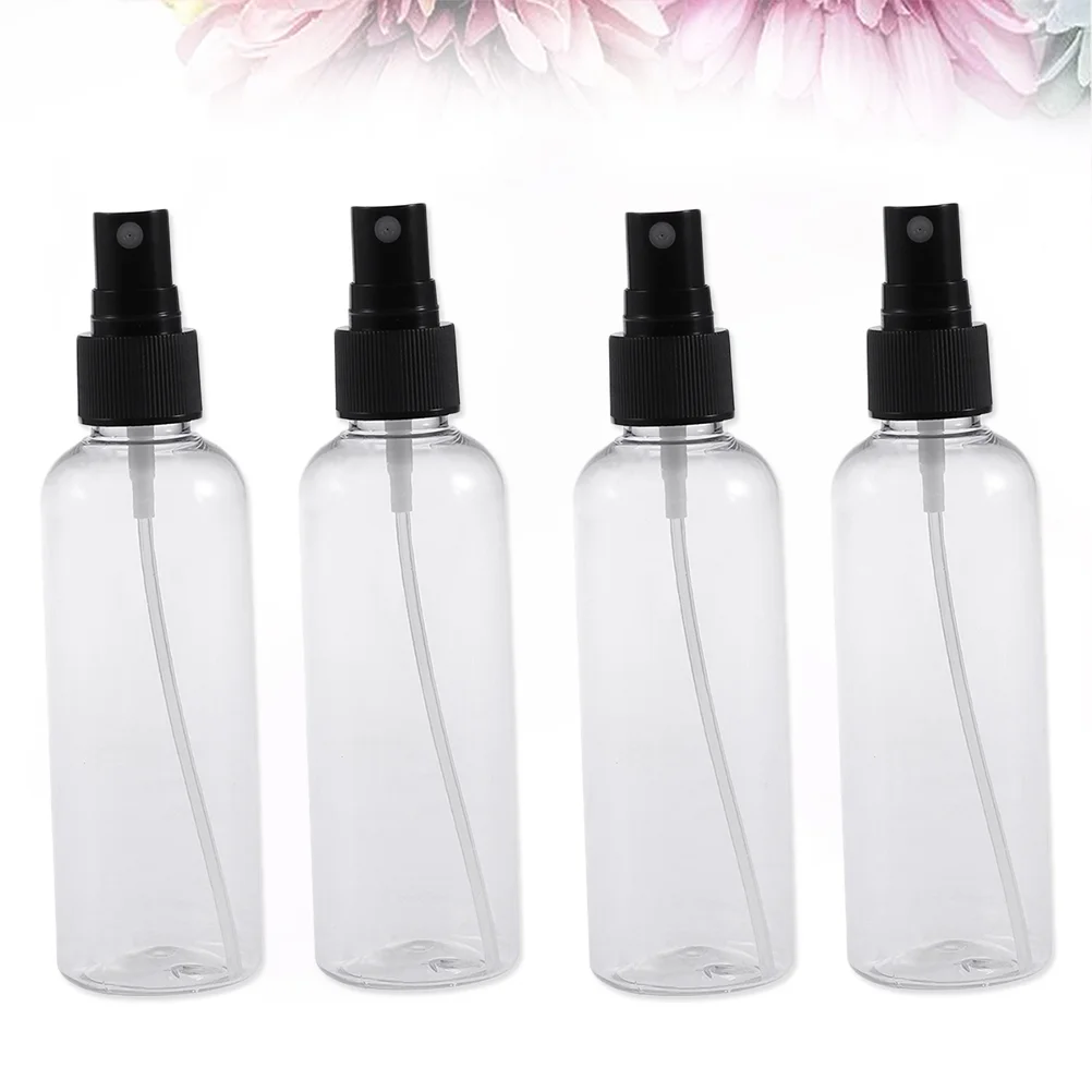 4 Pcs Travel Spray Refillable Portable Make up Alcohol Makeup Small