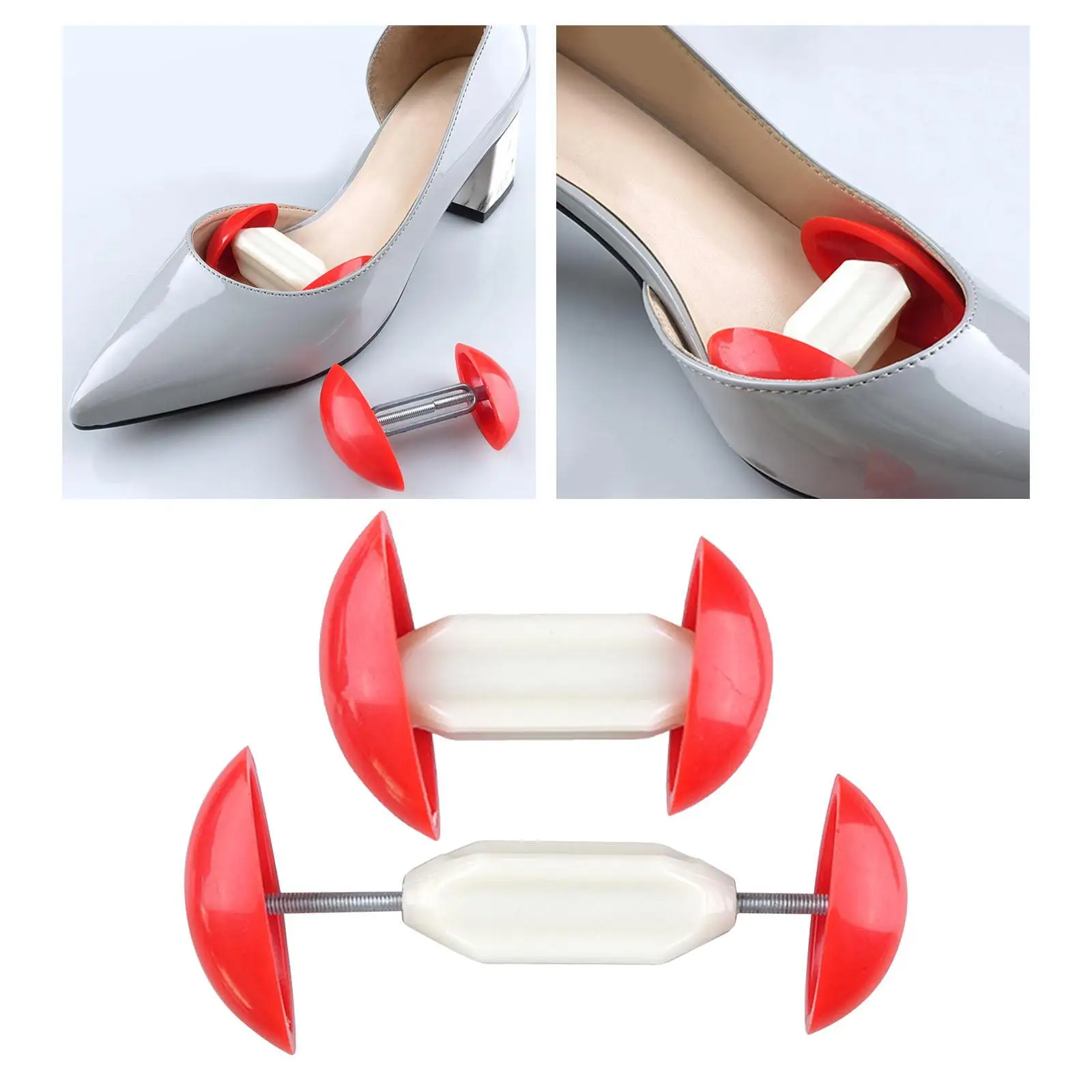 2 Stretcher Plastic Stays Shaper Stereotypes Adjustable Simple Widen Tools Expander Width Extender for Boots/ High Heels